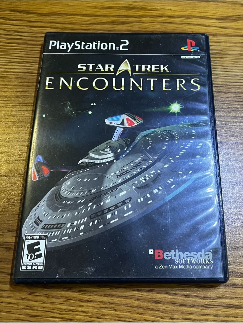 PlayStation 2 Star Trek: Encounters - Black Game Case